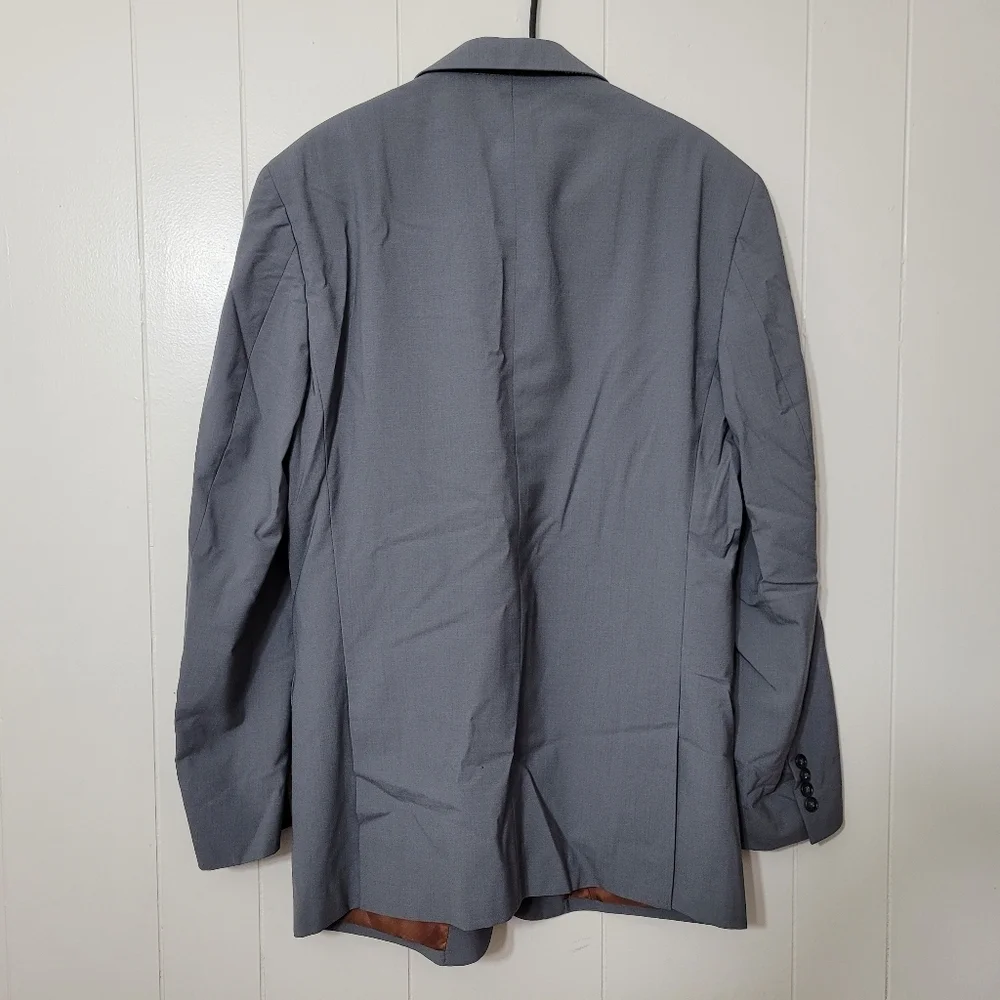 Joseph Jos. A. Bank Slim Fit 100% Wool Gray Blazer Sport Jacket Size 42L
